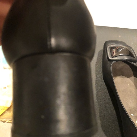 Stuart Weitzman Pewter leather pumps - Picture 5 of 5